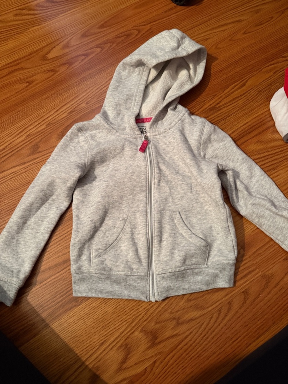 Toddler girls zipper hoddie